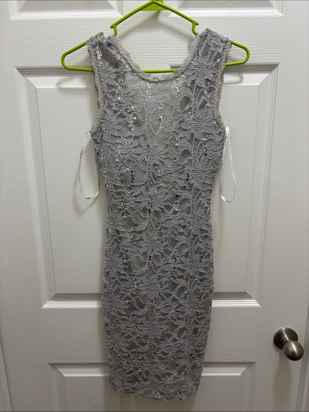 Silver Prom Dress